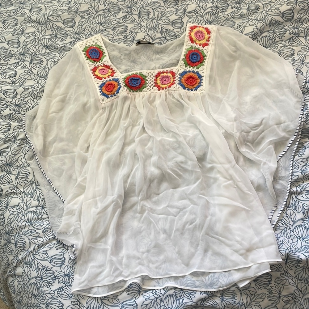 Floral Crochet top